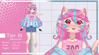 Showcase Live2D : Cat Jam Chan (Tier III)