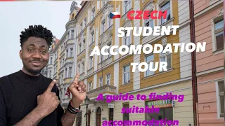 STUDENT ACCOMMODATION IN CZECH REPUBLIC || ACCOMMODATION TOUR PRAGUE || LIVING CZECH REPUBLIC