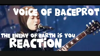 V.O.B Voice Of Baceprot - the enemy of earth is you Live REACTION #voiceofbaceprot #guitar