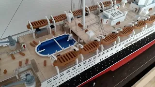 Italian ocean liner Rex model in 1:150