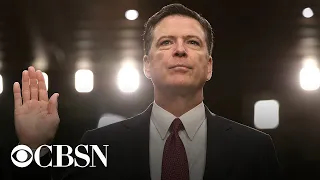 Former FBI Director James Comey testifies at hearing on 2016 Russia investigation