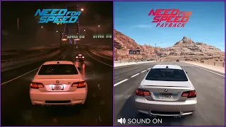 Need For Speed (2015) vs Need For Speed: Payback | BMW M3 E92 Comparison