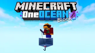 Minecraft HARDCORE na...ONE OCEAN BLOCK!🧊 #1