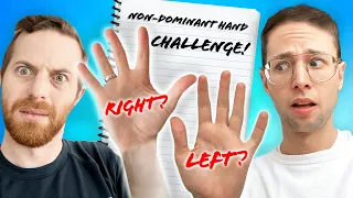 Try Guys Try Being Left-Handed For A Day