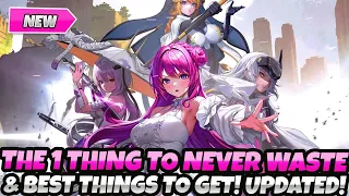 *THE 1 THING TO NEVER WASTE* & BEST THINGS TO GET! UPDATED SHOP & PITY GUIDE (Nikke Goddess Victory)