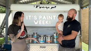 DIY Painting Our Vintage Caravan | Viscount Caravan Reno Ep.8