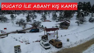 Ducato ile Abant Kış Kampı, #wintercamp, #vanlife, #winterstorm, #kışkampı