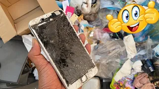 Restoring old Broken iPhone, iPhone 6 Plus Cracked screen Restoring, Found From in the Rubbish