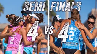 INSANE 4 vs 4 Pro Beach Volleyball SEMIFINAL | Newport Beach Volleyball Invitational 2023