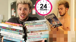 ONLY READING YOUTUBER BOOKS FOR 24 HOURS (the good, the bad, and the ghost written)