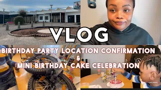 GOING TO CONFIRM THE BIRTHDAY PARTY LOCATION FOR MY SON//WE DID A MINI BIRTHDAY BEFORE THE BIG PARTY