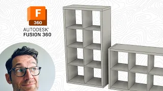 IKEA Book Shelf 2X4 - Fusion360