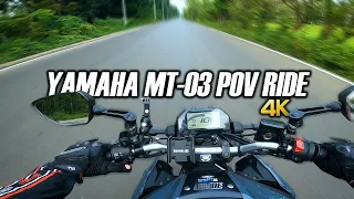 YAMAHA MT-03 RAW POV RIDE [4K] | @itsmojoe