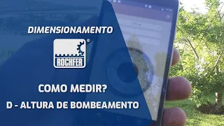 Roda D'água ROCHFER - Como medir a altura de bombeamento - Dimensionamento