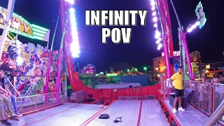 Infinity POV (4K 60FPS), 2022 Rheinkirmes World's Tallest Frisbee (KMG) | Non-Copyright