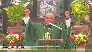 Homily By Fr. Ronald Rey Espartinez, SVD- August  8 2021,  19th Sunday in Ordinary Time