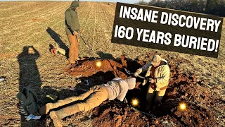 SHOCKED! Metal Detecting 160 Year Old Civil War site!