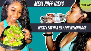 What I eat in a day| CHEAP Meal prep ideas for weightloss|2021|