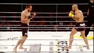 MMA Fighter Gets Knocked Down 5 times in less than 30 Seconds by Abu Azaitar HD