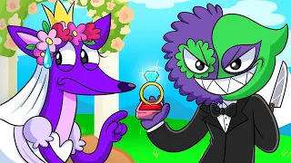 QUEEN BOUNCELIA & JESTER se CASAN?! Garten of Banban Animación