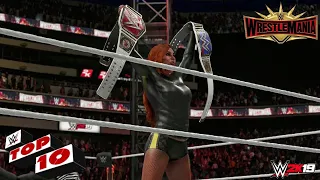 WWE 2K19 - Top 10 Wrestlemania 35 Moments!