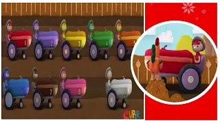 10 Little Tractors | Kids Songs | Super Simple Songs | ACAPELLA