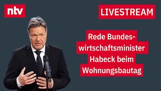 LIVE: Rede Bundeswirtschaftsminister Habeck beim Wohnungsbautag