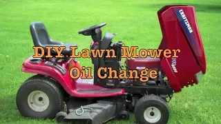 DIY Lawn Mower Oil Change