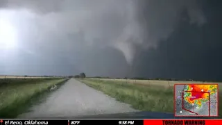 Insane Mothership Supercell And Tornadoes In Oklahoma - LIVE As It Happened