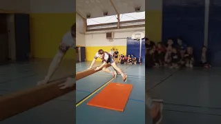 Maxence en tcap à fond pour entraînement parcours gendarmerie