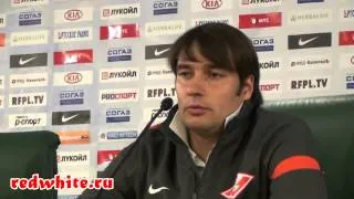 Дмитрий Гунько после матча Спартак - Анжи 2:0