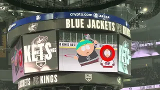 Cartman LA Kings vs Columbus Blue Jackets 3-16-2023