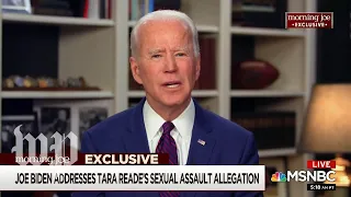 Biden denies sexual assault allegation, calls for search of National Archives