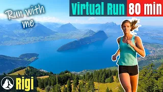 Rigi Switzerland Wonderland | Treadmill Running | Virtual Run #48