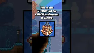 How to EASILY get the hardest achievement in Terraria 🐟