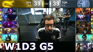 TSM vs SPY - Worlds 2016 Week 1 Day 3 Group D | LoL S6 World Championship TSM vs Splyce G1 Worlds