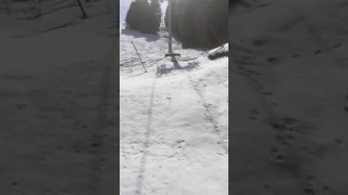 Scary ski lift pass in Bulgaria borovets