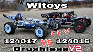 Wltoys 124017 VS Wltoys 124016 (Brushless V2 Buggies)