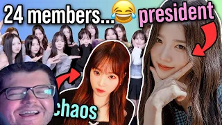 tripleS n00b First Reaction to Explaining ALL 24 tripleS Members Like It's A Sorority | BEST GUIDE?