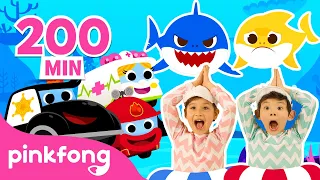 200Min⏰ Las Mejores Canciones Infantiles para disfrutar el Invierno | Pinkfong Baby Shark en español