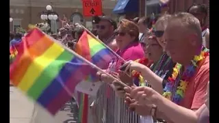 Aurora inaugural Pride Flag raising ceremony