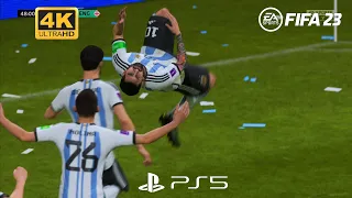 WHAT IF - Argentina 🇦🇷 vs 🏴󠁧󠁢󠁥󠁮󠁧󠁿 England  - World Cup 2022 FINAL - Full Match - [4K] - PS5