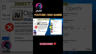 How To Open And Install Open iv #wahgamer #gaming #howto #gta5 #openiv #gta5mods #gtamod #shorts