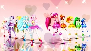 [MMD] プリキュア - Go Princess ED 2 - Smile - Hugtto PreCure