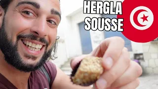 EATING A BERBER DISH IN TUNISIA 🇹🇳🇩🇿 (SOUSSE - HERGLA)