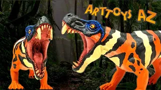 Arttoys Jurassic Park Chaos Effect style Tyrannonops Review!!!