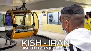 Iran Kish Island 2021 • Virtual Walking Tour & Travel Guide • Kish Telecabin (Cable Car) | کیش ایران