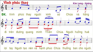 Thánh vịnh 127 / nhạc : LM Kim Long ( Vinh phúc thay )