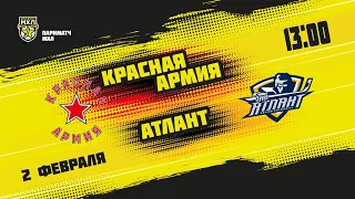 2.02.2021. «Красная Армия» – СМО МХК «Атлант» | (Париматч МХЛ 20/21) – Прямая трансляция