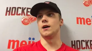 Red Wings’ defense prospect Alec Regula recovering from knee injury